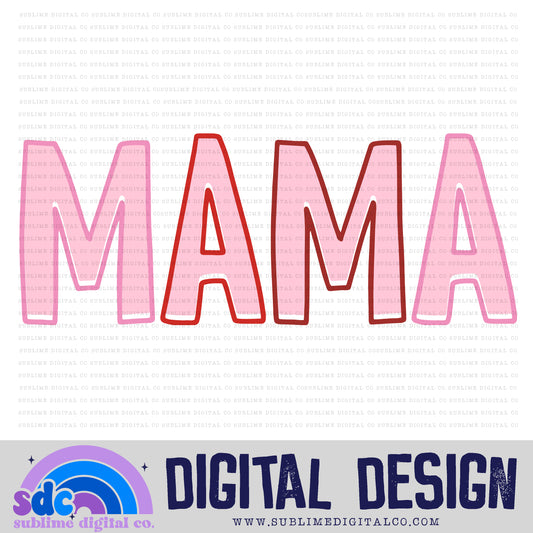 Mama • Valentine’s Day • Instant Download • Sublimation Design