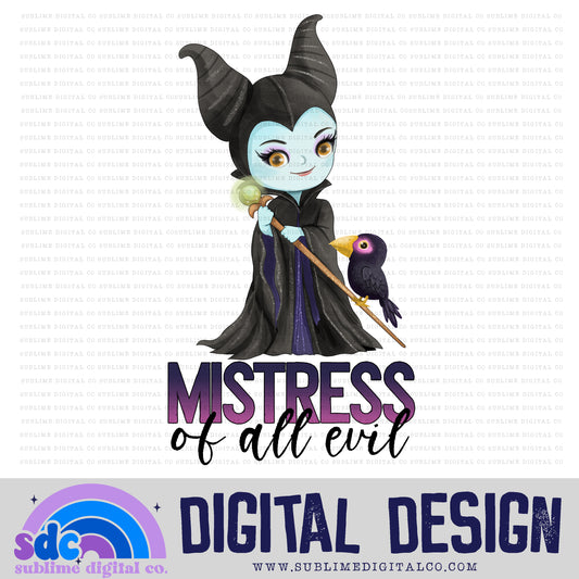 Evil • Sleeping Princess • Princesses • Instant Download • Sublimation Design