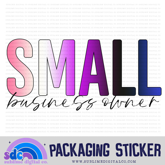 Small Business Owner - Genderfluid | Small Business Stickers | Digital Download | PNG File