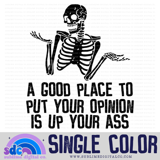 A Good Place • Single Color • Snarky • Instant Download • Sublimation Design