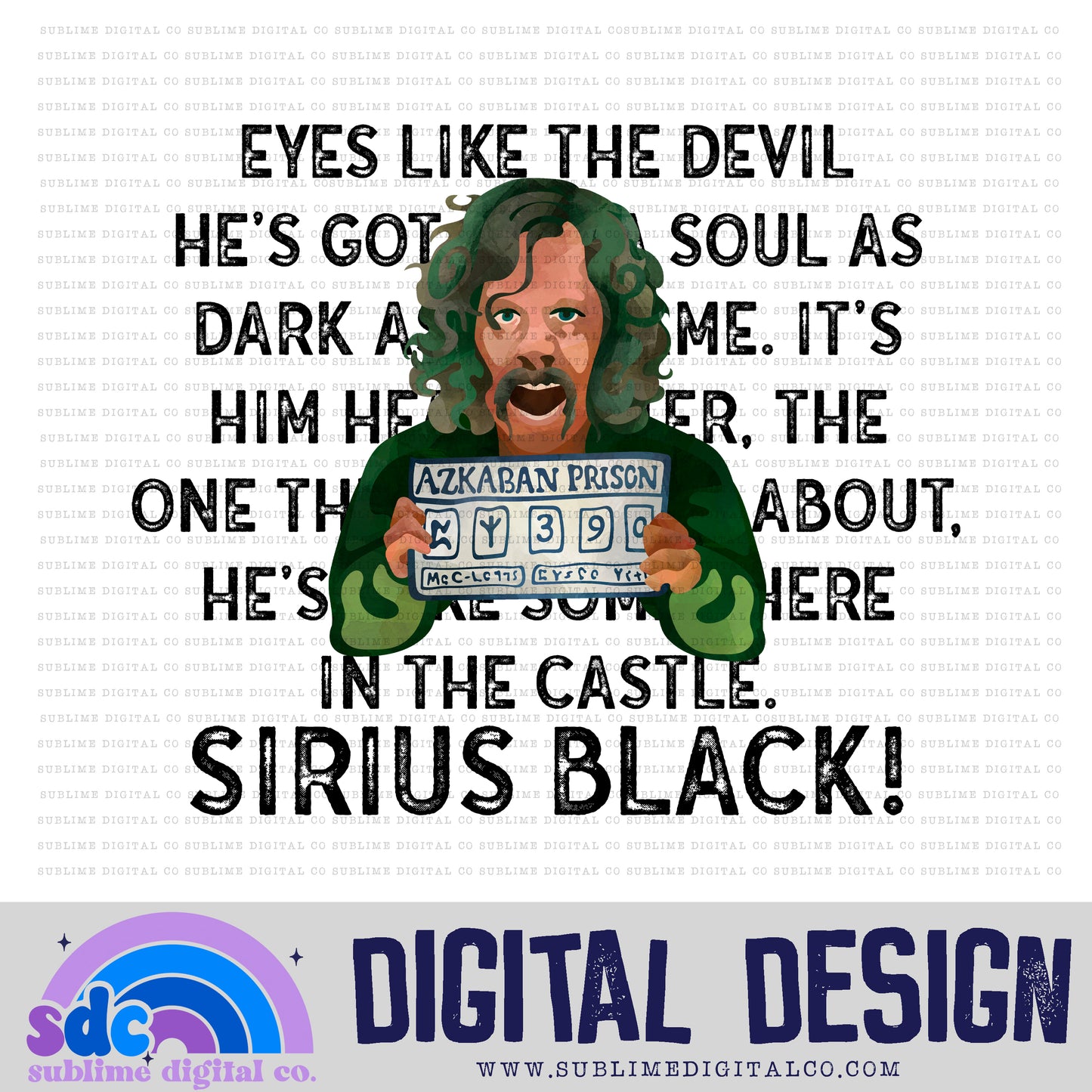 In the Castle • Wizards • Instant Download • Sublimation Design