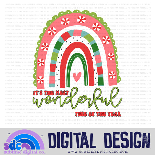 Most Wonderful Time of the Year • Christmas • Instant Download • Sublimation Design