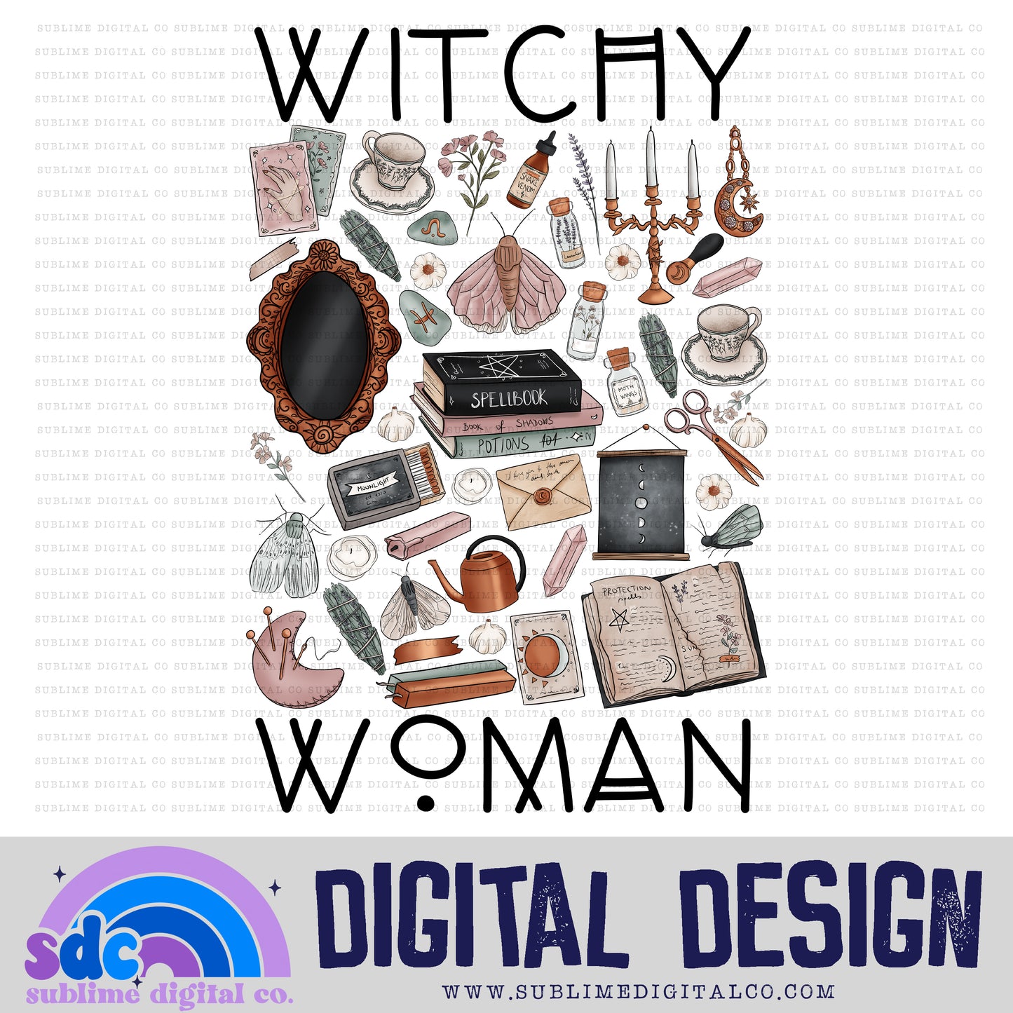 Witchy Woman • Witchy • Instant Download • Sublimation Design