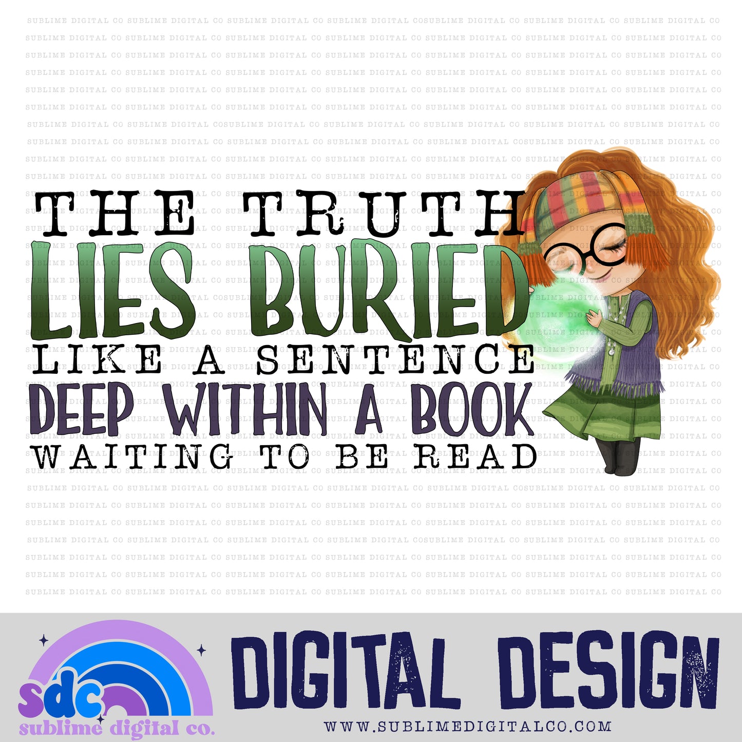 The Truth • Wizard • Instant Download • Sublimation Design