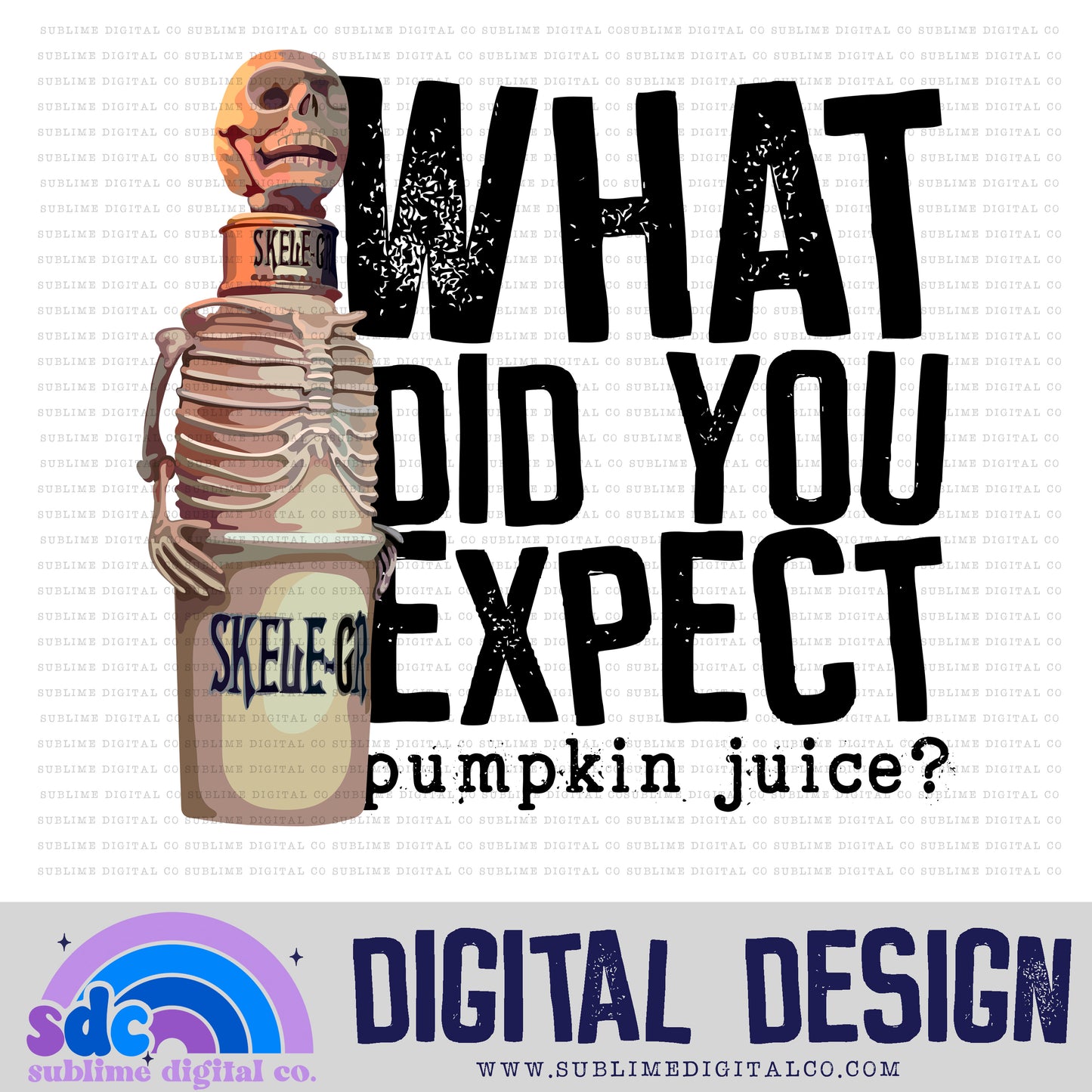 Pumpkin Juice • Wizards • Instant Download • Sublimation Design