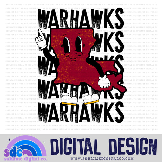 Warhawks • Sports • Instant Download • Sublimation Design