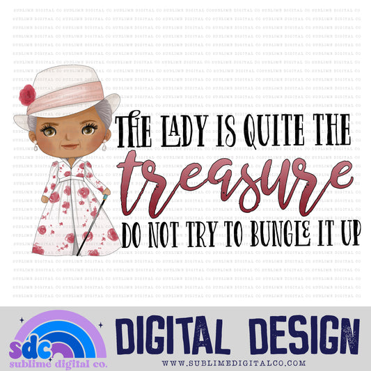 Quite a Treasure • Regency-Era • Instant Download • Sublimation Design