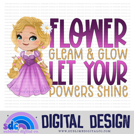 Powers • Tower Princess • Instant Download • Sublimation Design