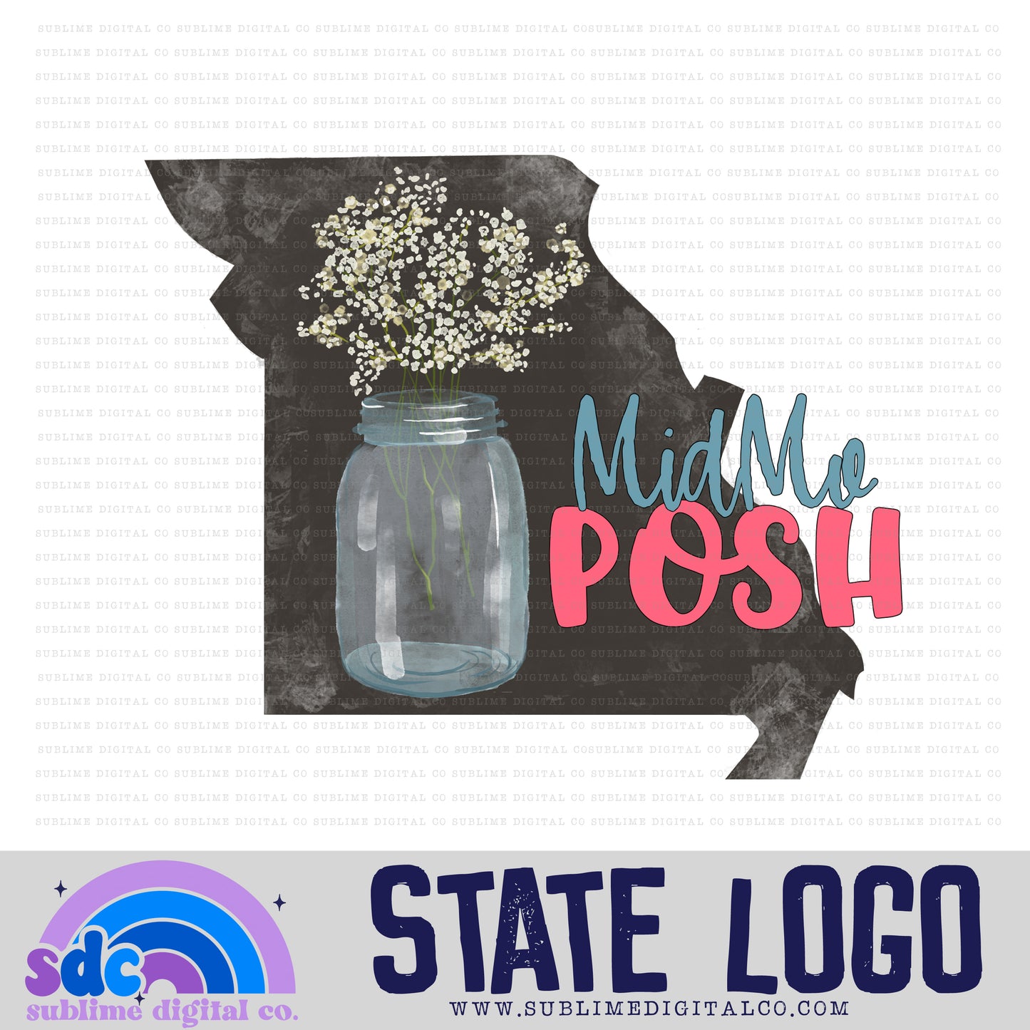 Custom State Business Logo • Custom Logos • Custom Digital Designs