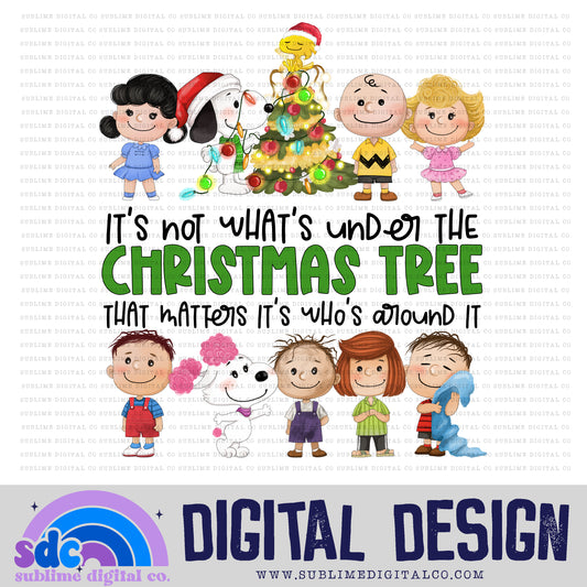 Christmas Tree • Puppy & Friends • Instant Download • Sublimation Design