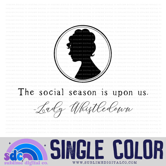 The Social Season • Regency-Era • Instant Download • Sublimation Design