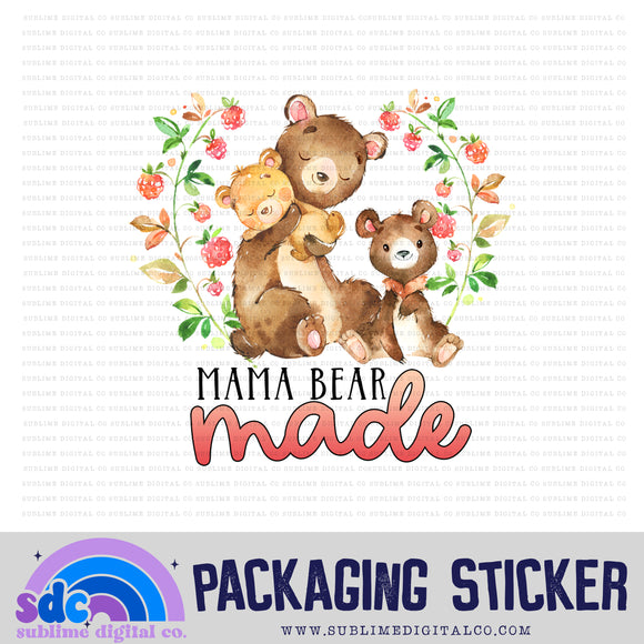 Mama Bear Made | Small Business Stickers | Digital Download | PNG File
