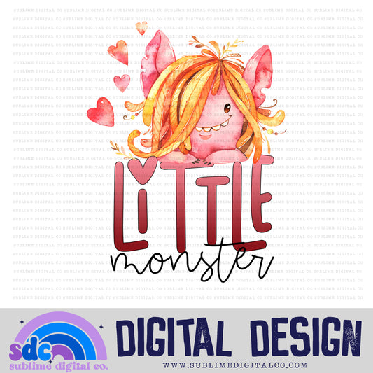 Little Monster • Instant Download • Sublimation Design