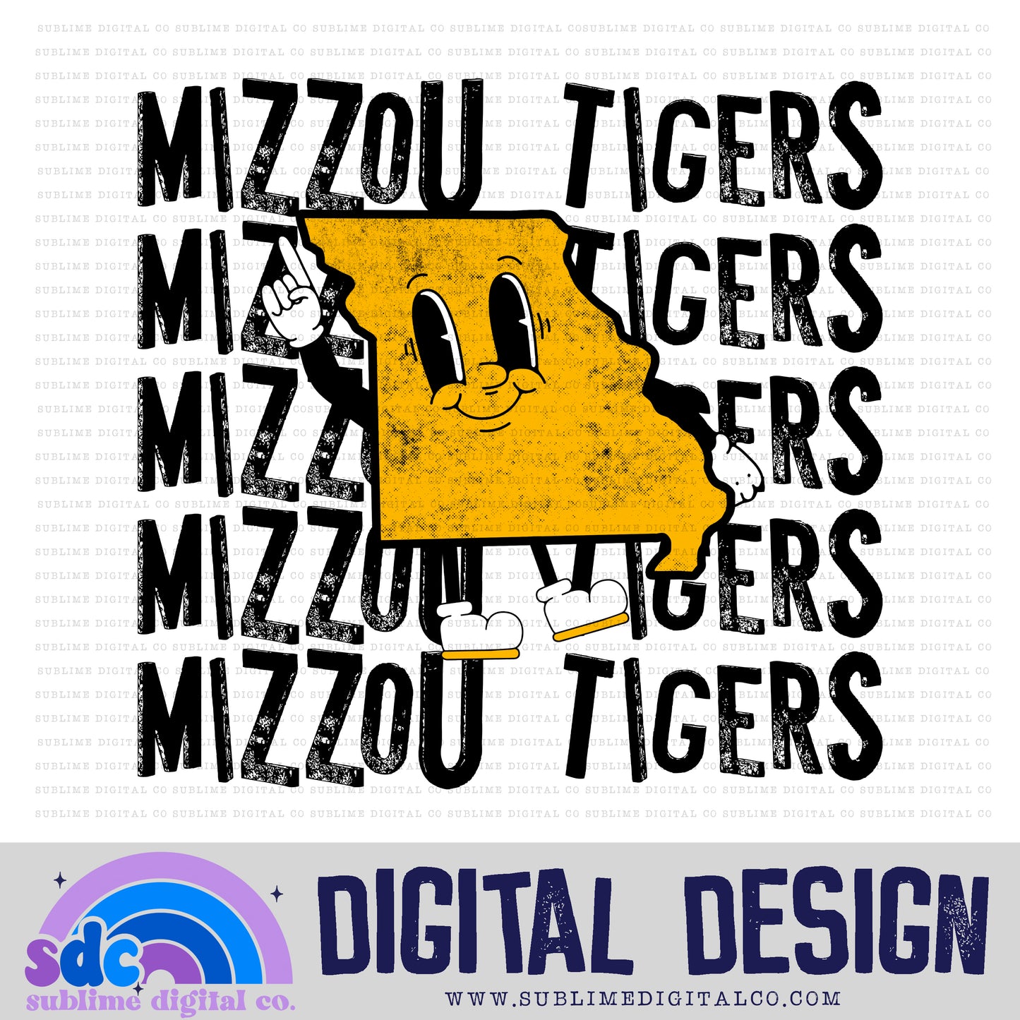 Tigers • Sports • Instant Download • Sublimation Design