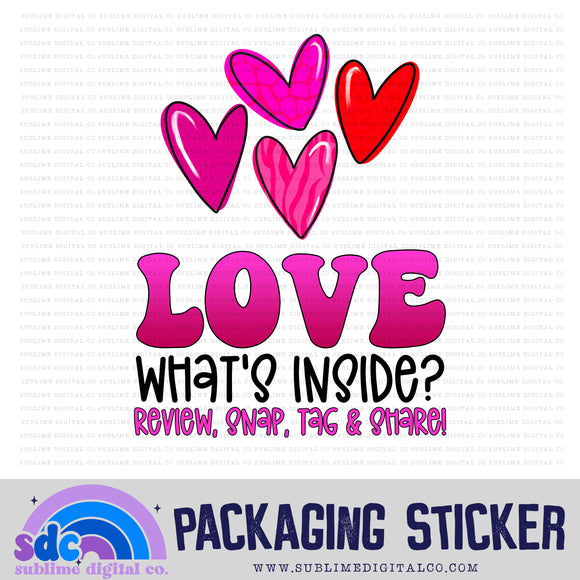 Love What's Inside? | Small Business Stickers | Digital Download | PNG File