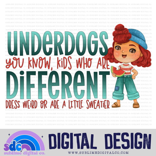 Underdogs • Sea Monsters • Instant Download • Sublimation Design