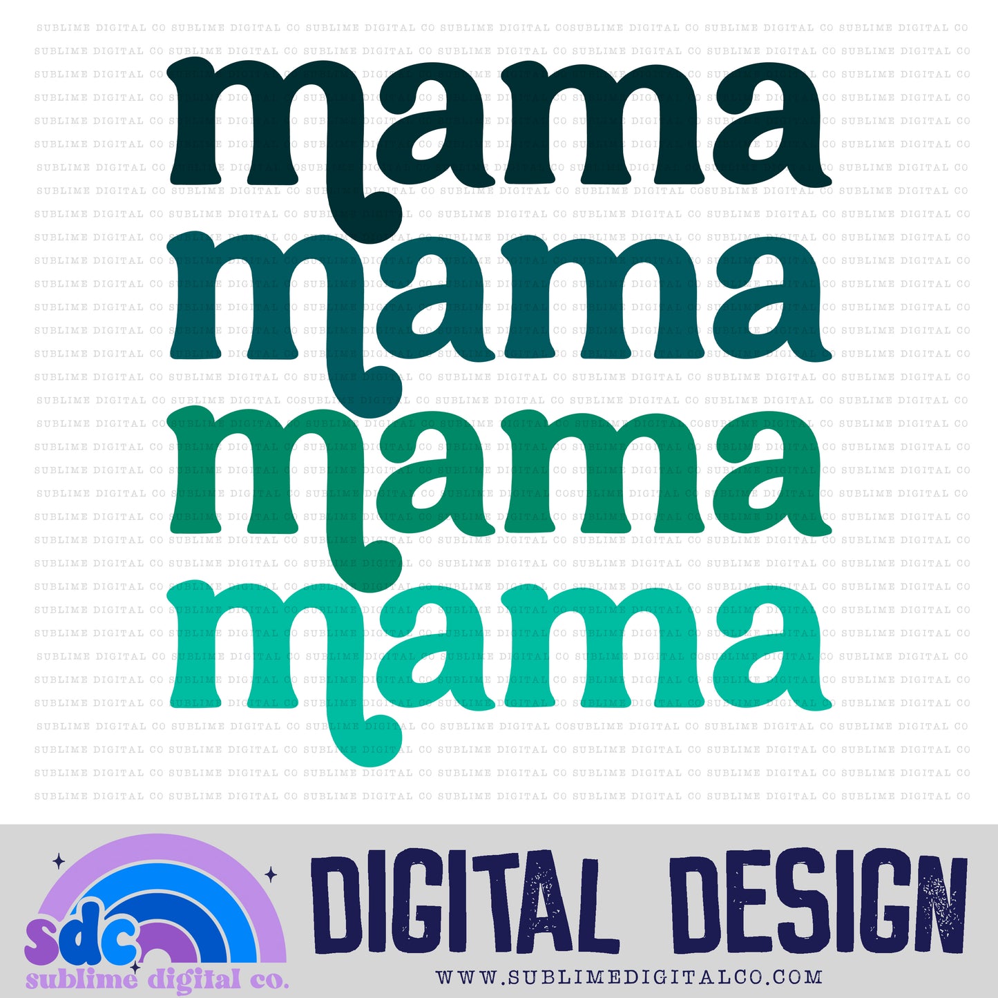 Mama | St Patrick's Day | Sublimation Design | Instant Download | PNG File