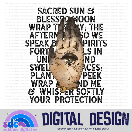 Protection • Witchy • Instant Download • Sublimation Design