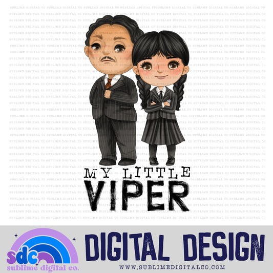 Little Viper • Creepy Family • Instant Download • Sublimation Design