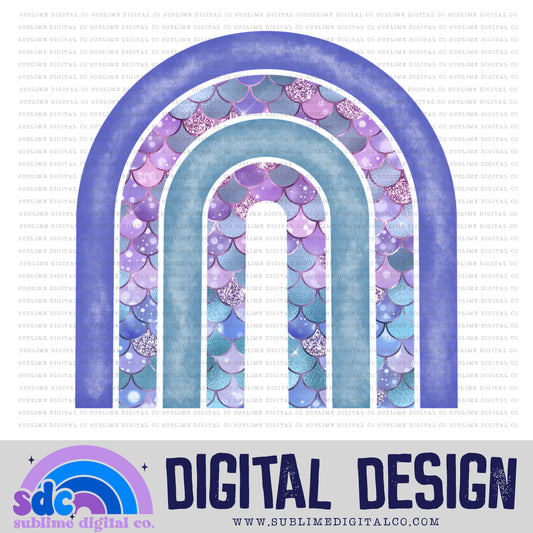 Bokeh Glitter Mermaid • Rainbow • Elements • Digital Design • Instant Download • Sublimation