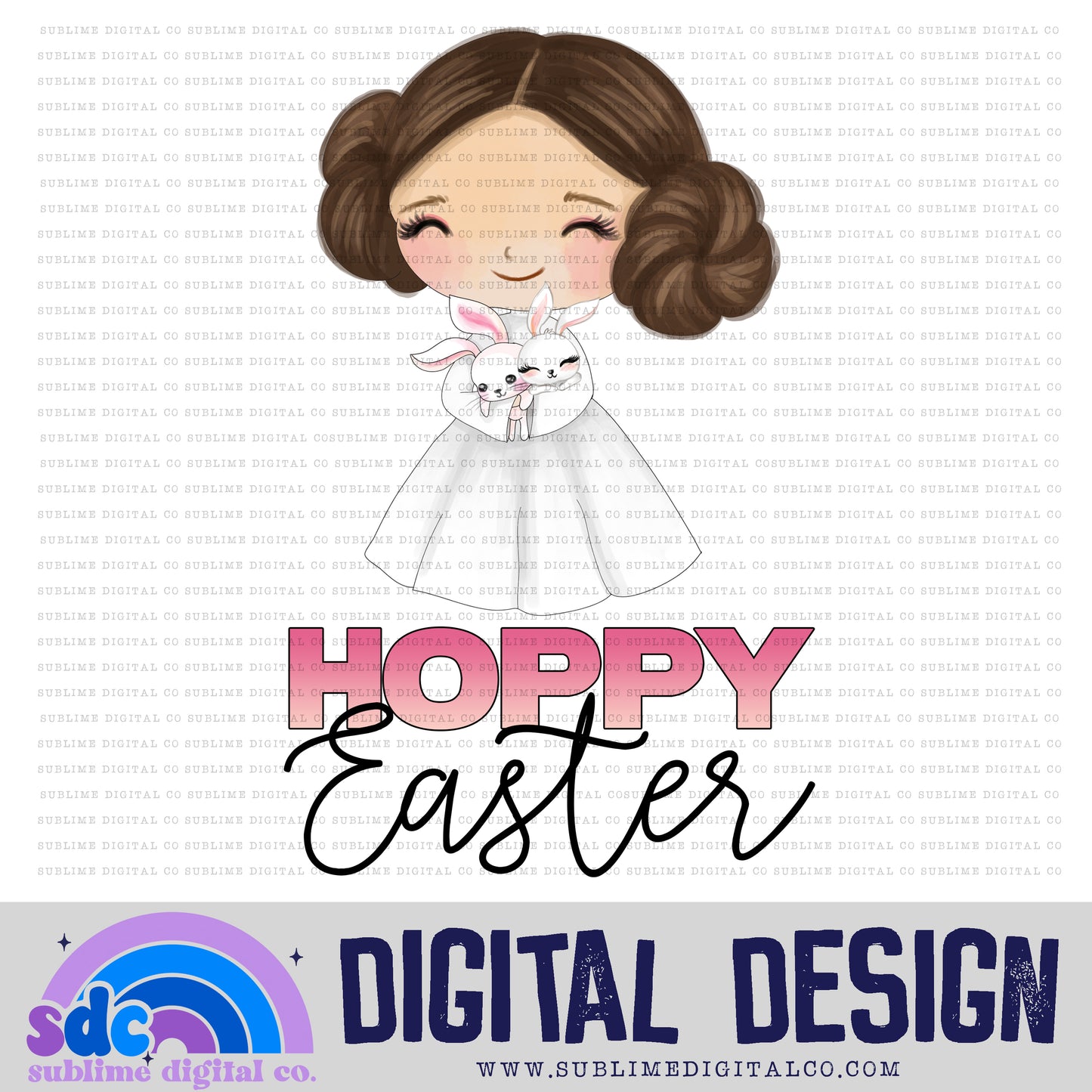 Hoppy Easter • Space Wars • Easter • Instant Download • Sublimation Design