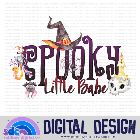 Spooky Little Babe • Instant Download • Sublimation Design