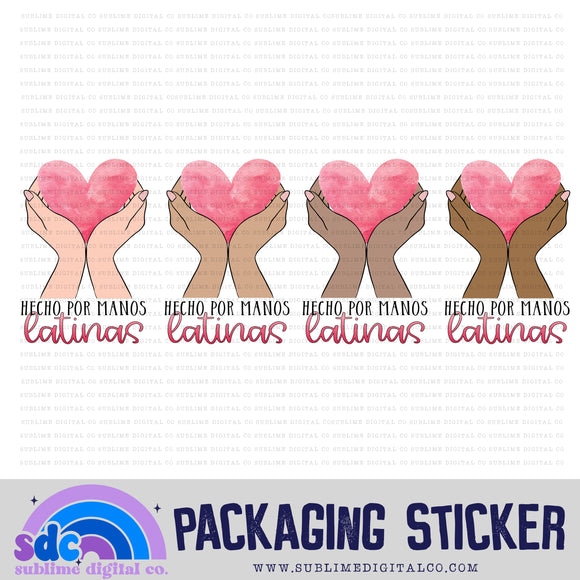 Hecho Por Manos Latinas | Small Business Stickers | Digital Download | PNG File