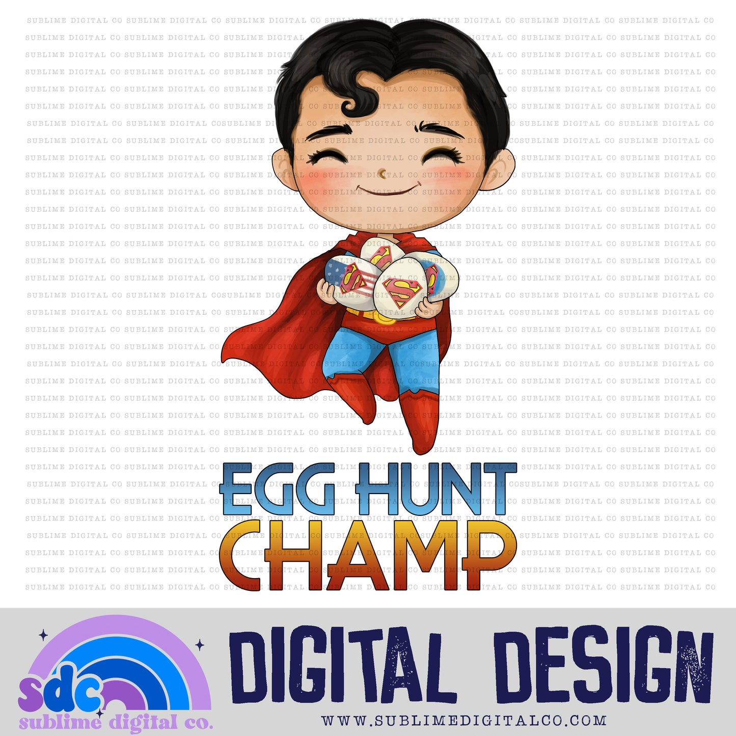 Egg Hunt Champ • Easter • Instant Download • Sublimation Design