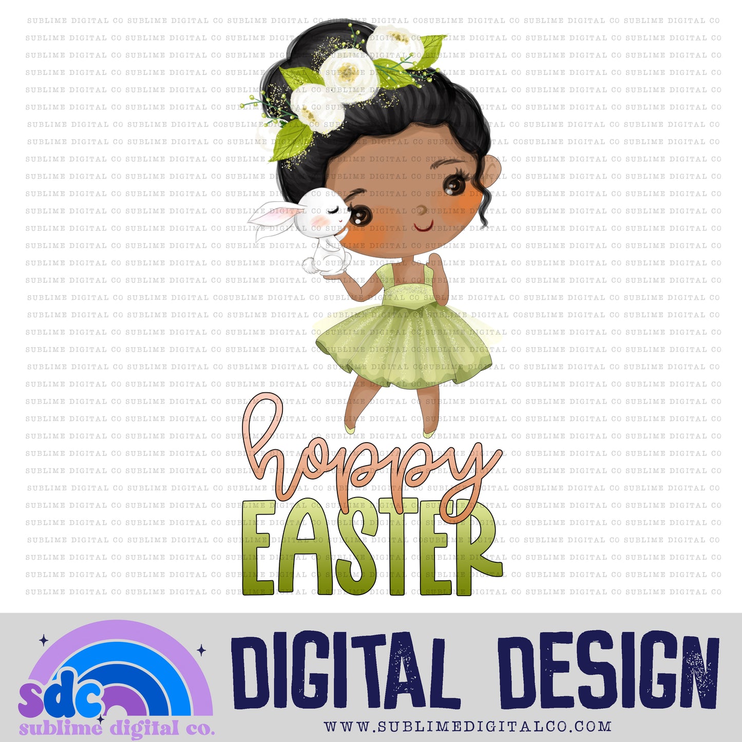 Hoppy Easter • Princess & the Frog • Easter • Instant Download • Sublimation Design