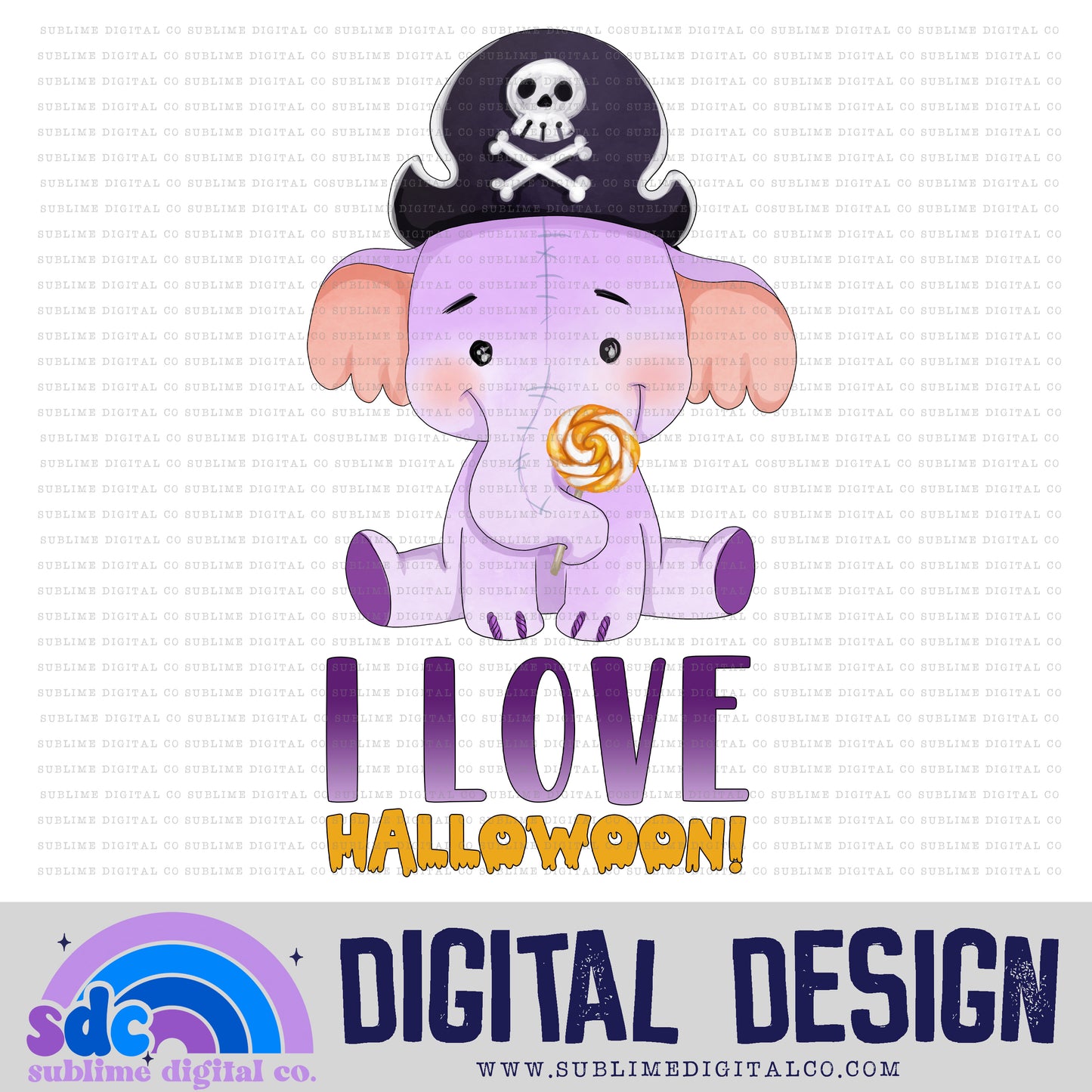 Hallowoon • Honey Bear • Instant Download • Sublimation Design