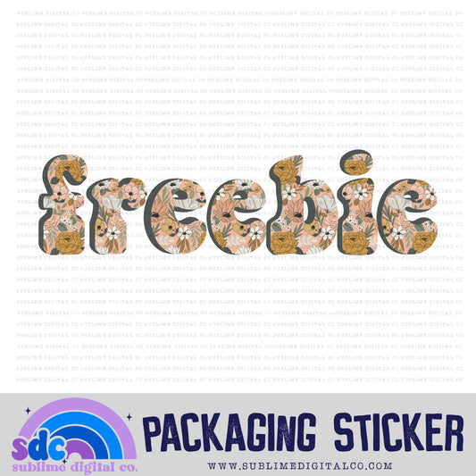 Freebie - Floral | Small Business Stickers | Digital Download | PNG File