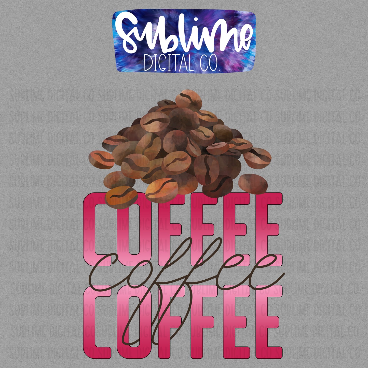Coffee • Digital Design Bundles • Instant Download • Sublimation Design