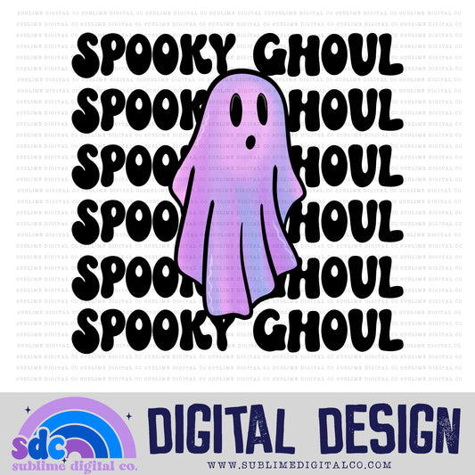 Spooky Ghoul • Halloween • Instant Download • Sublimation Design