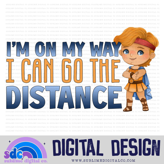 Distance • Strong Hero • Instant Download • Sublimation Design