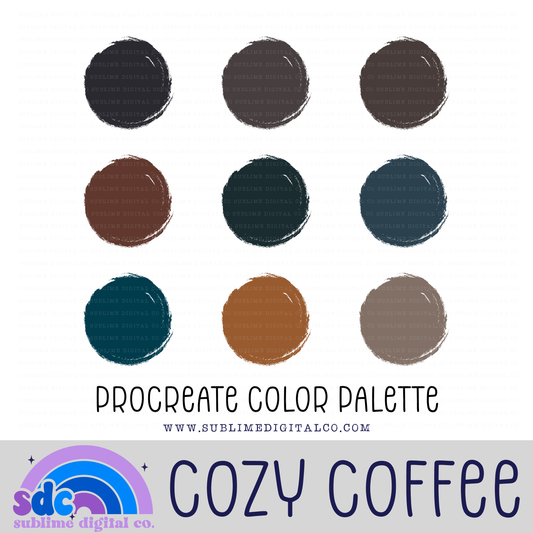 Cozy Coffee • Color Palettes • Instant Download • Procreate Color Palette