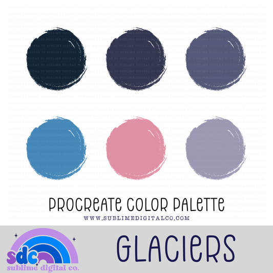 Glaciers • Color Palettes • Instant Download • Procreate Color Palette