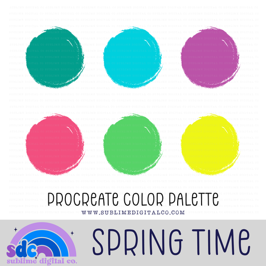 Spring Time • Color Palettes • Instant Download • Procreate Color Palette
