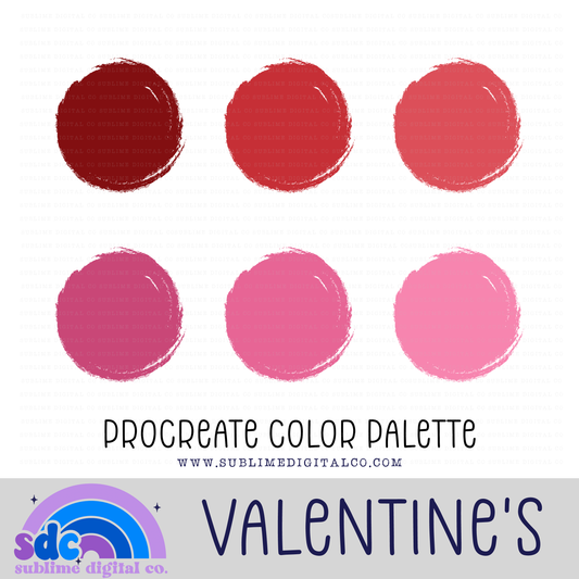 Valentines • Color Palettes • Instant Download • Procreate Color Palette