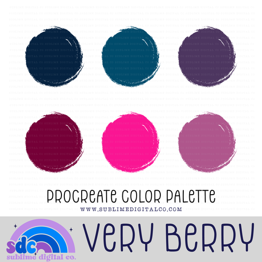 Very Berry • Color Palettes • Instant Download • Procreate Color Palette