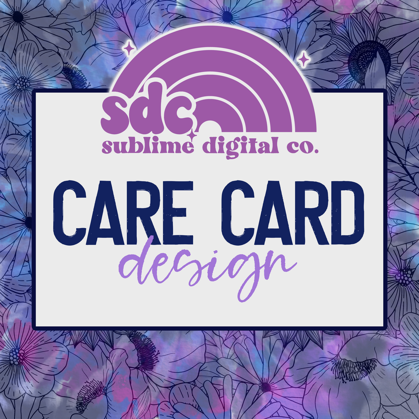 Care Card Design • Business Branding • Custom Digital Designs