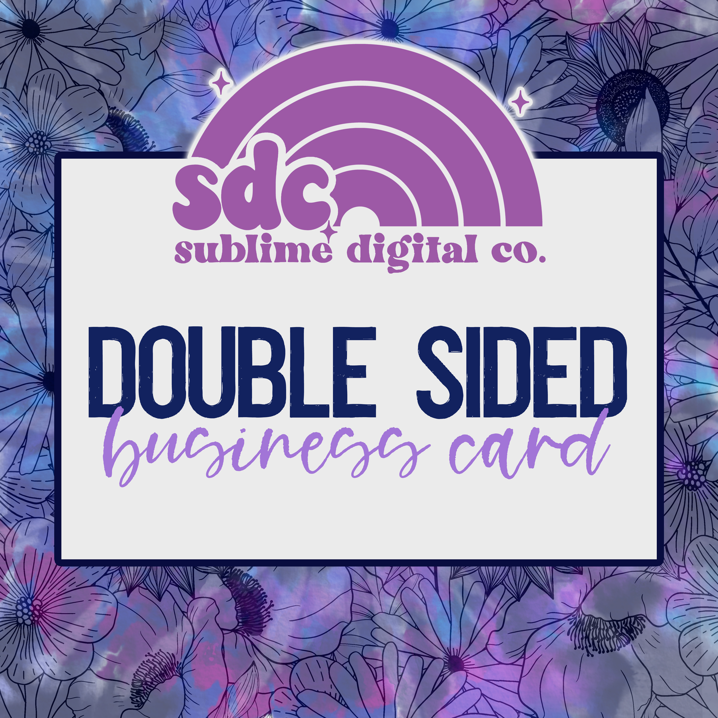 Double Sided Business Card • Business Branding • Custom Digital Designs