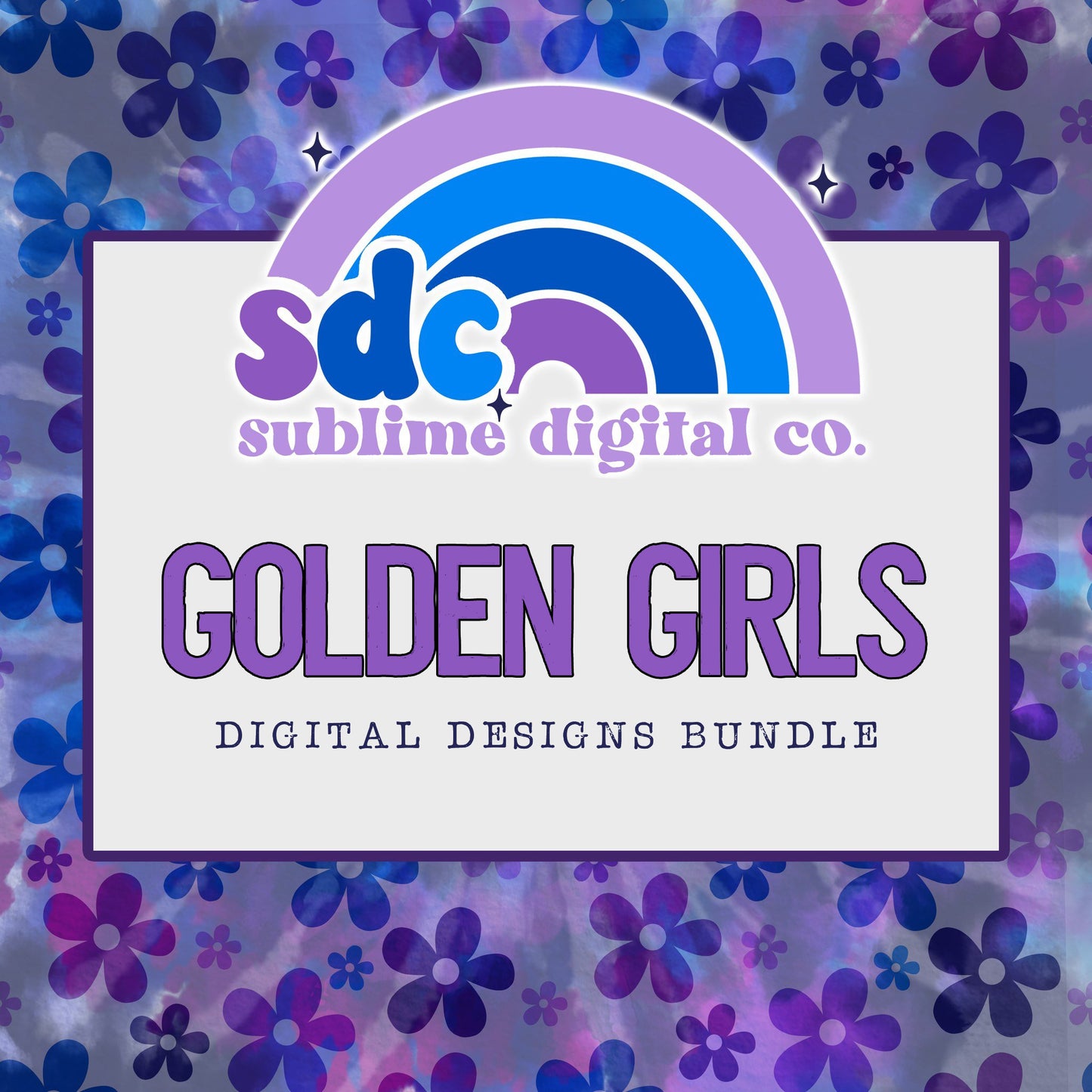 Golden Friends • Digital Design Bundles • Instant Download • Sublimation Design