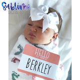 Newborn Name Tag Sticker