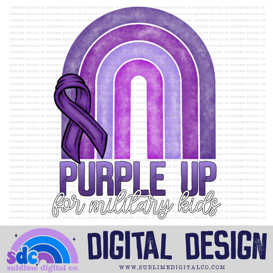 Purple Up • Military • Instant Download • Sublimation Design