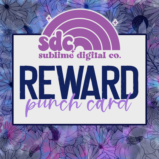 Reward Punch Card • Business Branding • Custom Digital Designs