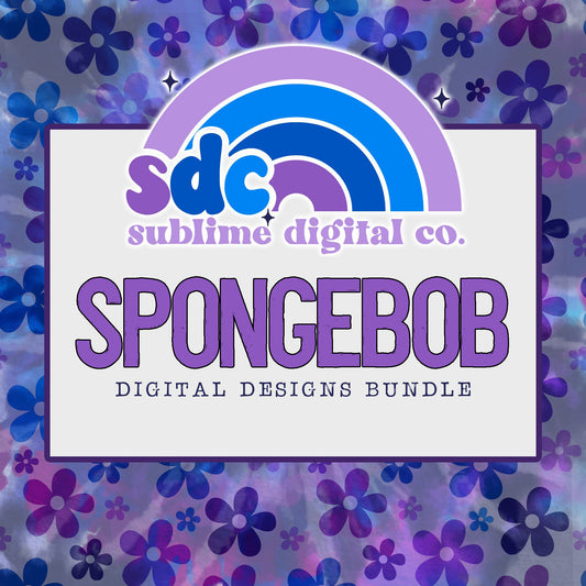 Sponge Guy • Digital Design Bundles • Instant Download • Sublimation Design