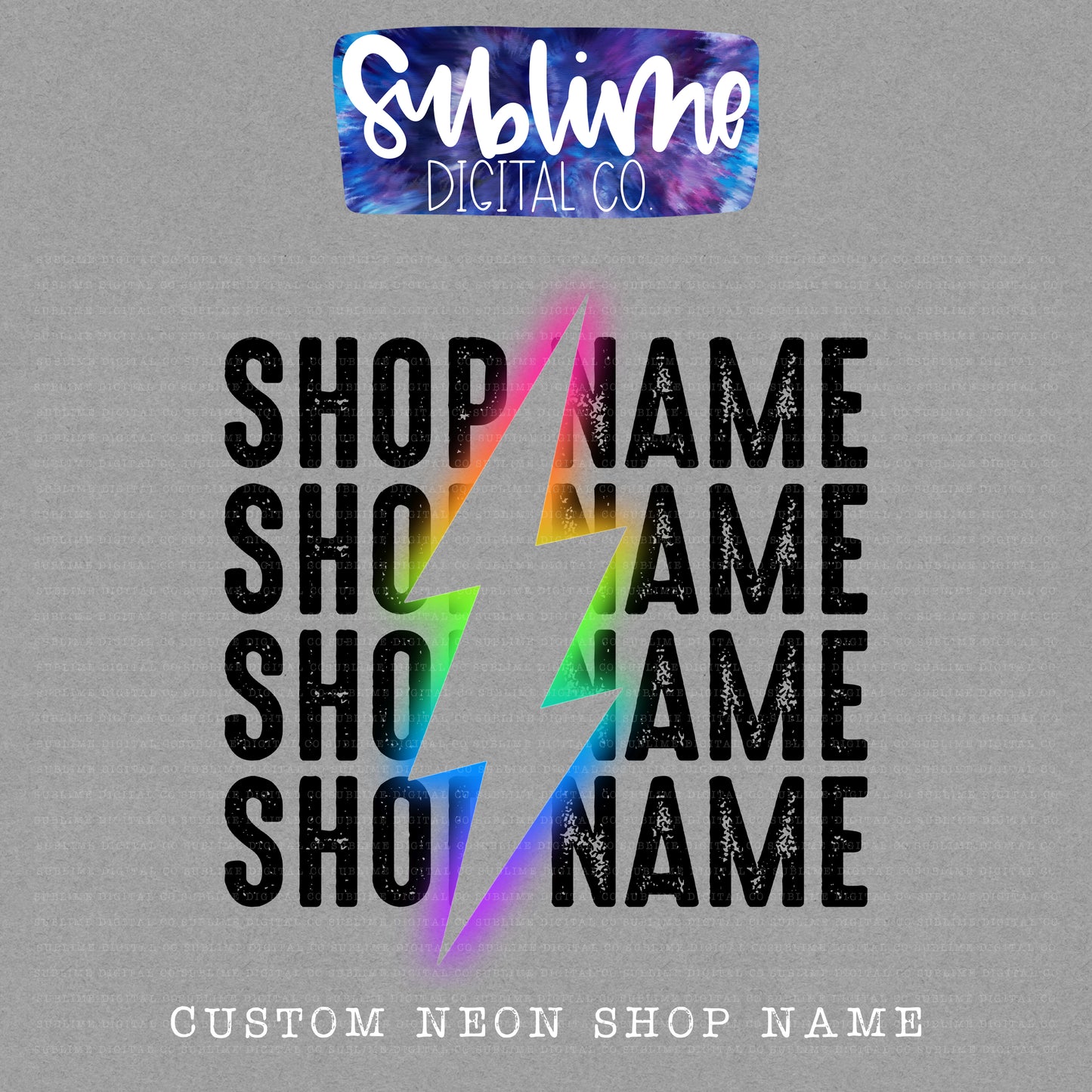 Neon Shop Name • Custom Neon • Custom Digital Designs