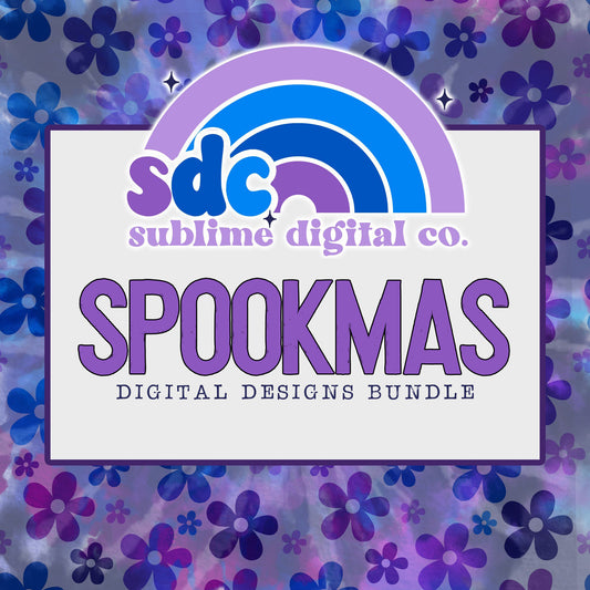 Spooky Christmas • Digital Design Bundles • Instant Download • Sublimation Design